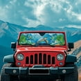 thumbnail image 4 of POLERO Car Windshield Sun Shade Sea Turtle Starfish Windshield Cover Automotive Interior Protection Front Window Sun Visor Protector Blocks UV Rays Keep Your Vehicle Cool, 4 of 7