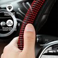 thumbnail image 4 of Bling Steering Wheel Covers with Diamond, Rhinestone Steering Wheel Cover Anti-Slip car Steering Wheel Cover, 15 inch Steering Wheel Cover Sparkly Steering Wheel Covers (red), 4 of 7