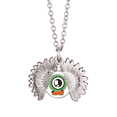 thumbnail image 1 of Universo y Alien extraterrestre verde Collar de girasol collar collar collar colgante, 1 of 3