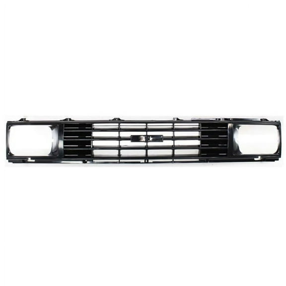 For 84 85 86 Pickup Truck RWD 2.4L 2-Door Front Grill Grille Assembly Black