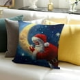 thumbnail image 3 of BANET Christmas Christmas Cushion Covers Sofa Back Cushions Christmas Household Decor Cover Lighting Short Plush Printing 12x12in, 3 of 5
