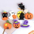 thumbnail image 4 of Halloween resin craft kit Cabochon Embellishments Mini Bat Pumpkin Ghost Decor Gifts Halloween Accessories Resin DIY Decoration 2, 4 of 6