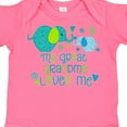 thumbnail image 4 of Inktastic My Great Grandma Loves Me Cute Elephants Boys or Girls Baby Bodysuit, 4 of 5
