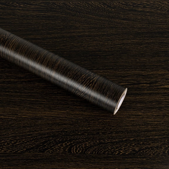 Abyssaly Smoked Oak Woodgrain Peel and Stick Wallpaper Self-adhesive Removable Contact Paper Waterproof 15.7 " x 118.1" Vinyl Wallpaper for Home Decor
