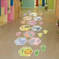 thumbnail image 4 of Cartoon Number Jumping Game Floor Stickers for Teens Room Boys Girls Room Decor PVC Animal, 4 of 4