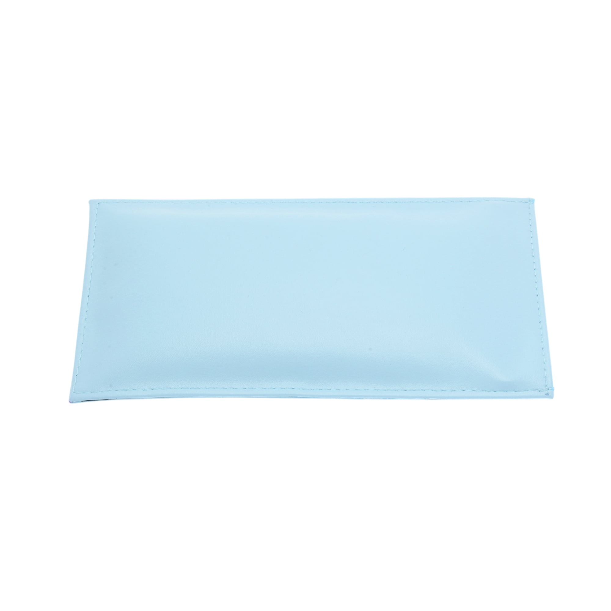 Unique Bargains Solid Eyeglasses Bag Portable Eyeglasses Storage 1 Pc Blue