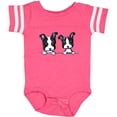 thumbnail image 3 of Inktastic Boston Terriers (dark Apparel) Boys or Girls Baby Bodysuit, 3 of 5