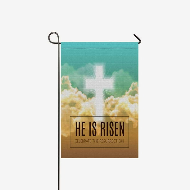 He Is Risen House Flag
