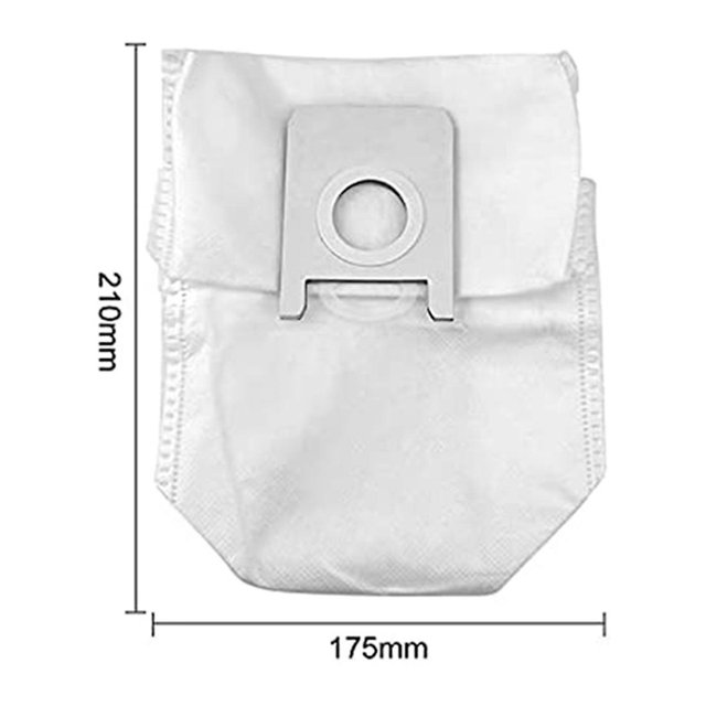 15 Pack Vacuum Bag With Brush,for Roidmi Eve Plus Vacuum Cleaner Part