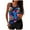 Multicolor, variant on Women 2 Piece Flowy Tankini Swimsuits Crewneck Swim Tank Tops and Short Plus Size Bathing Suits Swimwear Swimsuit 4.00