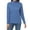 Greyish blue, variant on Tyhengta Women's Turtleneck Sweaters Long Sleeve Pullover Sweaters Mock Neck Knitted T-Shirt Basic Slim Fit Tee Tops Greyish blue L