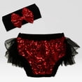 thumbnail image 2 of Gubotare Girl Shorts Baby Girls Ruffle Cotton Gauze Shorts Infant Toddler Summer Loose Shorts 3T 4T (Brick Red,3-4 Years), 2 of 7