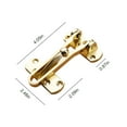 thumbnail image 7 of Aiteng 2Pcs Door Lock, Durable Door Security Latch, Extra Door Lock from Inside Suitable for Home and Hotel, Gold, 7 of 7