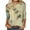 A01-Khaki, variant on Maqroz Business Tops for Women Blouses 3/4 Sleeve Casual Work Outfits for Women Womens Tops 3/4 Length Sleeves Khaki,L