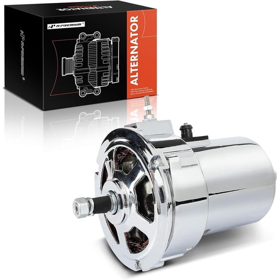 A-Premium Alternator Compatible with Volkswagen Beetle Bosch Style 1975 1976 1977 1978 1979, 1.1L 1.2L 1.3L 1.5L 1.6L 1.7L 1.8L 1.9L 2.0L 2.1L, 12V 55A