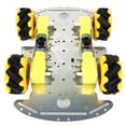 thumbnail image 2 of Kits de chasis de coche inteligente Robot 4WD con Motor, acoplamiento, ruedas Mecanum para la Educación DIY Kit de coche inteligente Robot para, 2 of 7