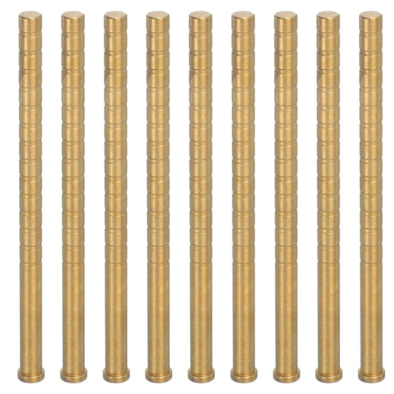 350 Grain Archery Arrow Brass Insert Insert Screw Copper Brass Arrow for .244/ 6.2mm Carbon Arrows, 9 Pack