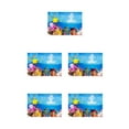 thumbnail image 1 of Youkk Beautiful PVC Aquarium Background Poster Vibrant Fish Tank Decoration Landscape 30x52cm 5Set, 1 of 6