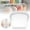 White, variant on Reusable Silicone Storage Bags Food Grade Freezer Safe Sealable ContainersforKitchen Organization Meal Prep And Food Preservation Eco Friendly Alternative