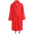 thumbnail image 1 of Peignoir Unisexe Couleur Unie Rouge, 1 of 3
