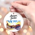 thumbnail image 4 of Amman Jordan Christmas Ornament, Collection of City Travel Souvenirs for Family and Friends, Christmas Tree Ornament City Travel, Trips of The Year, Christmas Ornament 2025, 4 of 5