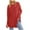 Red, variant on Besolor Womens Fall Spring Tunic Tops Trendy Crewneck Long Sleeve Shirts Casual Loose Going out Blouse with Thumb Hole