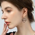 thumbnail image 4 of Herunwer Acrylic Halloween Earrings Black Pendants Women's Earrings Happiness Halloween Holiday Clothing Jewelry, 4 of 6