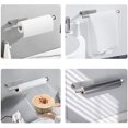 thumbnail image 4 of Casewin Support de Rouleau de Cuisine Porte-Serviettes en Papier Distributeur de Serviettes sous Armoire Support de Rouleau de Cuisine Mural Adhésif Ou Installation par Perçage Acier Inoxydable, 4 of 7