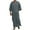 Grey, variant on Men's Casual Fashion V Neck Long Sleeve Robe Jacket for Modern Styles