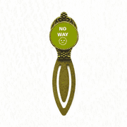 Expression Rejection No Way Negativity Bookmark Retro Office Label Page Marker