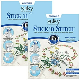 Sulky Sulky® Sticky Fabri-Solvy Self Adhesive Water Soluble Embroidery –  World Weidner