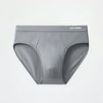 thumbnail image 2 of JUUYY Ultra-Comfort Mens' Briefs Underwear – Breathable Bamboo Cotton Briefs – Soft, Stretchy & Durable Gray L, 2 of 3