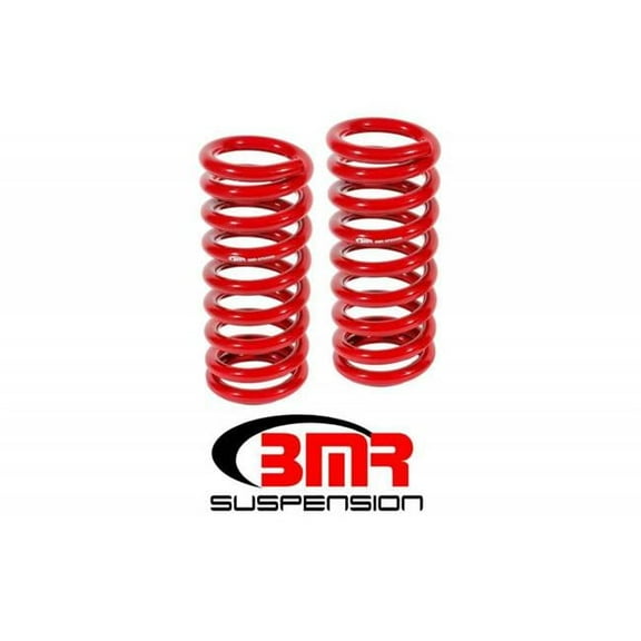 BMR Suspension SP055R Lowering Springs - Front - 2 in. Drop - Red - 1967-69 GM F-Body