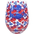 thumbnail image 5 of Pavilion Gift Company Aunt Grateful For You-Berry 18oz Stemless Wine Glass, Blue, 5 of 6