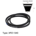 thumbnail image 2 of Uxcell XPZ1340/3VX530 V-Belts Drive Belt 1340mm Pitch Length Rubber for Power Transmission, 2 of 6