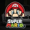 thumbnail image 4 of Pegatinas para coche de Super Mario Bros, juego creativo personalizado, dibujos animados para mascotas, pegatinas reflectantes decorativas para ventanas de vidrio a prueba de agua, 4 of 5