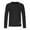 Black, variant on Zpanxa Workout Shirts for Men Athletic Running Gym Quick Dry Long Sleeve T-Shirts Solid Color Lightweight Breathable Moisture Wicking Tees Black XXL