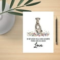 thumbnail image 2 of Koyal Wholesale Jumbo Pet Sympathy Card with Envelope, Irish Wolfhound, Dog Grief Bereavement Card 8.5" x 11", 1-Pack, 2 of 5