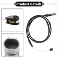 thumbnail image 4 of 1pc Sensor de desgaste de pastilla de freno trasera para BMW i8 2014-2020 No.34356858645 Goma TPU Negra, 4 of 6