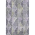 thumbnail image 2 of Addison Rugs Mayfield Premium Machine Washable Transitional Geometric Lavender Rectangle Rug, 9' X 12' Machine Washable Transitional Geometric Lavender Oversized Sherpa Throw Blanket, 2 of 7