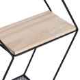 thumbnail image 4 of Estantes flotantes, Estante de pared Hexágono Hierro Materiales de madera Liso sin rebabas Proceso de soldadura Estilo nórdico para bares para restaurantes para hogares ANGGREK Otros, 4 of 8