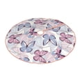 thumbnail image 2 of Bingfone Christmas Tree Skirt Mat Christmas Decoration Interior 30" -Butterflies in Pastel, 2 of 6