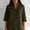 Army Green plus size fall tops for women a1, variant on thefmos Women Plus Size Fall V Neck 3/4 Sleeve Blouses Casual Boho Tops for Women Loose Fit Comfy Solid Pullover Shirts Trendy Basic Tees Winter Business Work Clothes, White M