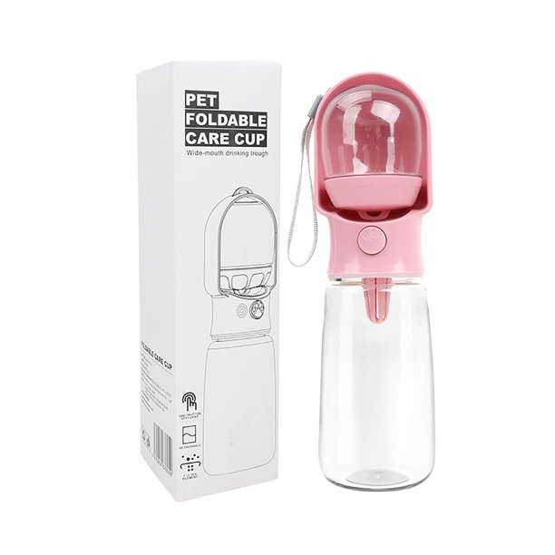 Set De Accesorios Portátiles Para Perros: Botella De Agua De Viaje, Vaso Para Beber Al Aire Libre Y Tarro Para Guardar Comida, Para Aventuras Sobre La Marcha Con Tu Peludo Amigo.