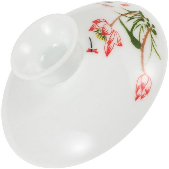 Raindrops Ceramic Tea Cup Cover for Home Use Design Fits Perfectly 0.5oz