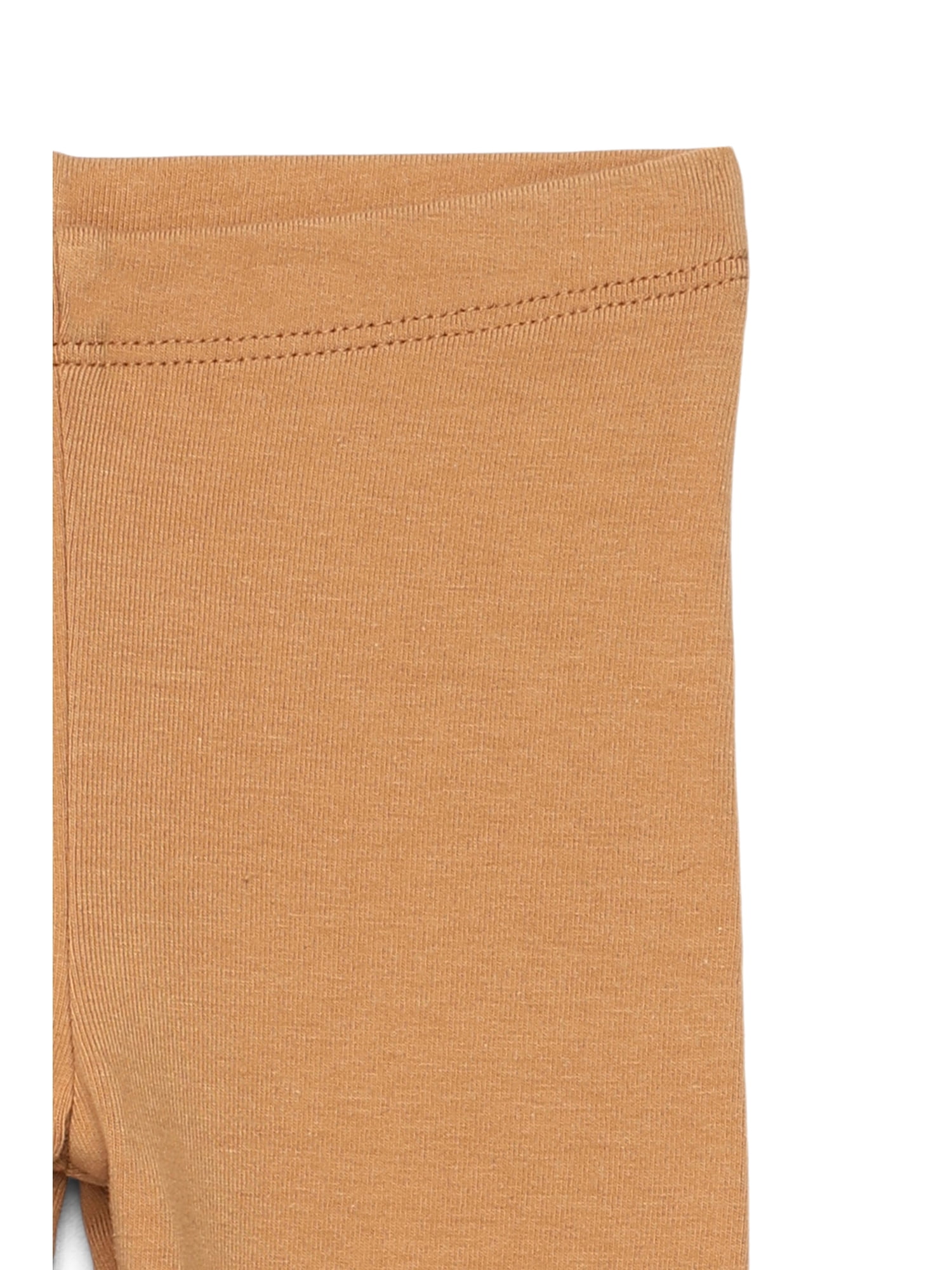 Garanimals Baby Girls Jersey Knit Leggings with Lace Trim, Sizes 0M-24M