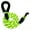Green, variant on BOKYAN 5ft / 1.5m Reflective Dog Leash Rope with Comfortable Padded Handle, Anti-Slip Traction Rolled Leads for Large and Medium Pets, Black and Green