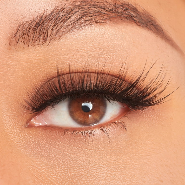 KISS Lash Couture, Black Faux Mink False Eyelashes, Reusable, Soft