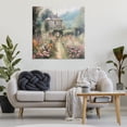 thumbnail image 3 of Stupell Industries Blooming Cottage Path Landscape Painting Gallery Wrapped Canvas Art Print Wall Art, 36 x 36, 3 of 8