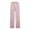 Pink, variant on Tqyyweavej Womens Pants Solid Color Wide Leg Stretchy Athletic Trousers Straight Leg Lounge Drawstring Pants with Pockets Size XS to XL